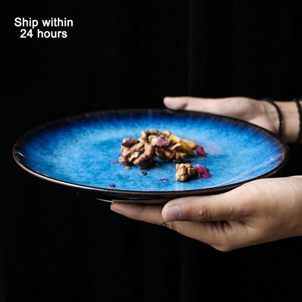 dishes & plates northern european family ceramic plate tableware creative blue tray ceramica retro western cuisine fruit salver
dishes & plates northern european family ceramic plate tableware creative blue tray ceramica retro western cuisine fruit salver