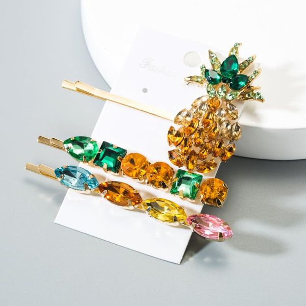 trendy handmade flashing peridot diamond rhinestone z hair clips for women crystal shiny pineapples hairpin accessories
trendy handmade flashing peridot diamond rhinestone z hair clips for women crystal shiny pineapples hairpin accessories