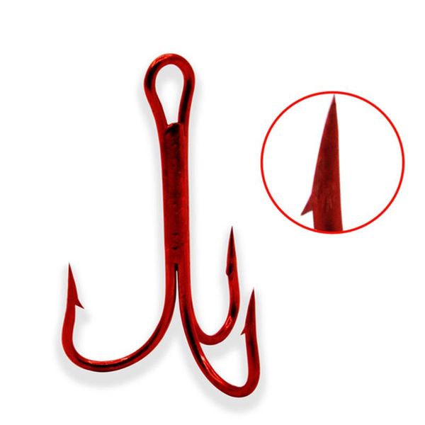 fishing hooks wholesale by bulk red high carbon steel treble overturned tackle round bend for bass pesca
fishing hooks wholesale by bulk red high carbon steel treble overturned tackle round bend for bass pesca