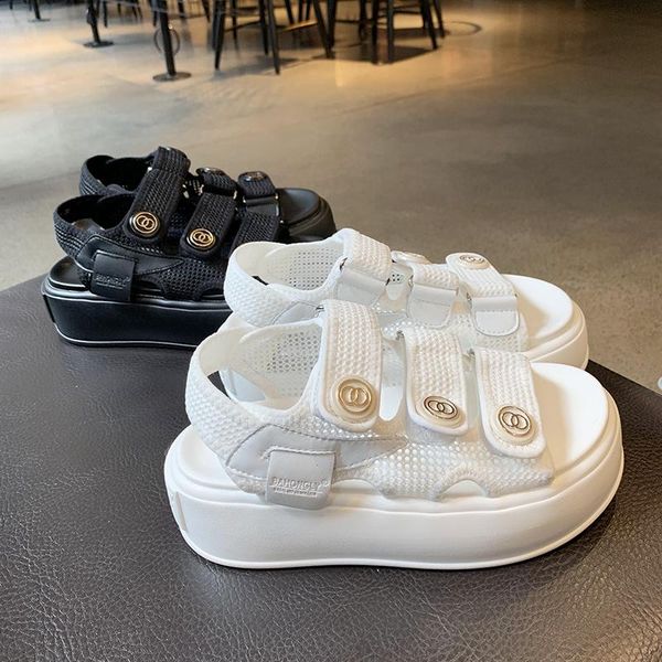 sandals 2021 fashion summer comfort platform women casual wedges heels shoes woman thick bottom sport sandalias mujer, Black
sandals 2021 fashion summer comfort platform women casual wedges heels shoes woman thick bottom sport sandalias mujer, Black