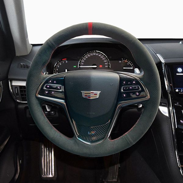 for cadillac atsl /xt4 /ct5/ ct6 diy custom made steering wheel cover hand-stitched leather suede grip cover car accessories
for cadillac atsl /xt4 /ct5/ ct6 diy custom made steering wheel cover hand-stitched leather suede grip cover car accessories