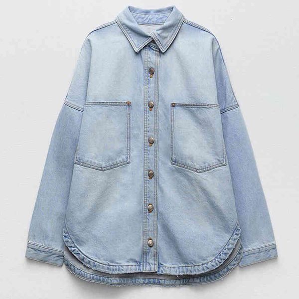 men's vests zaho spring women denim shirt long sleeve pocket cardigan streetwear bf jean jacket harajuku outwear jfe9, Black;white
men's vests zaho spring women denim shirt long sleeve pocket cardigan streetwear bf jean jacket harajuku outwear jfe9, Black;white