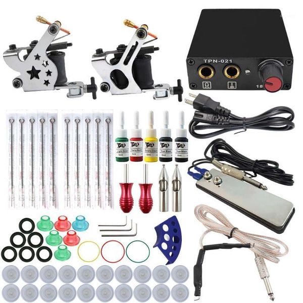 tattoo machine kit set 2 coils guns 5 colors black pigment sets power beginner grips kits permanent makeup1
tattoo machine kit set 2 coils guns 5 colors black pigment sets power beginner grips kits permanent makeup1