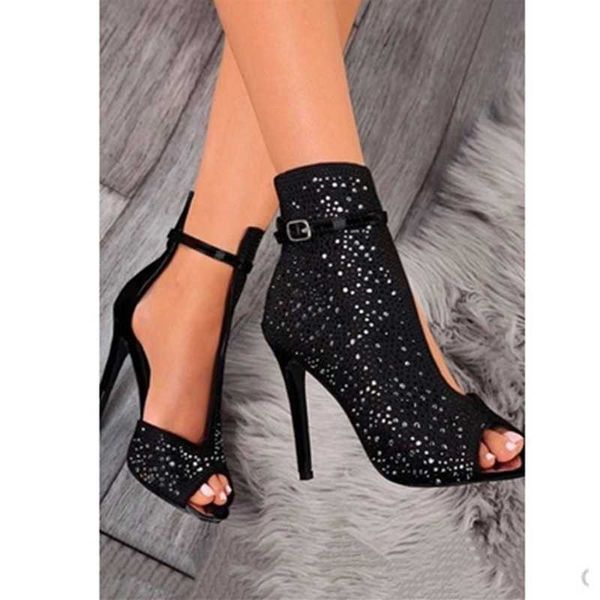 dress shoes ladies high heels european style plus size fish mouth stiletto rhinestone fashion hollow open toe sandals, Black
dress shoes ladies high heels european style plus size fish mouth stiletto rhinestone fashion hollow open toe sandals, Black