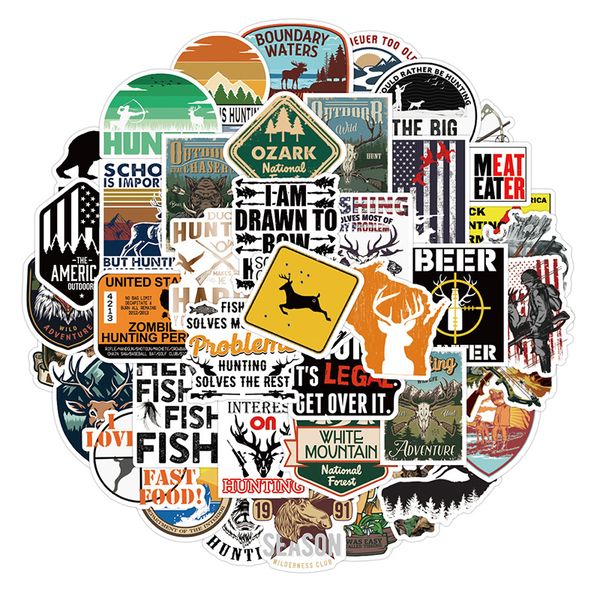 50pcs go hunting stickers pack non-random car bike luggage sticker lapskateboard motor water bottle decal kids gifts
50pcs go hunting stickers pack non-random car bike luggage sticker lapskateboard motor water bottle decal kids gifts