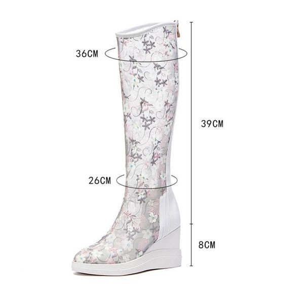 women knee mesh breathable summer boots wedges high heels platform bottom botas feminina bottes femme ygxs, Black
women knee mesh breathable summer boots wedges high heels platform bottom botas feminina bottes femme ygxs, Black