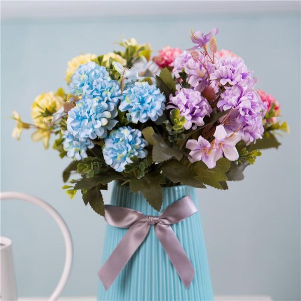 decorative flowers & wreaths 7 heads 30cm silk rose dahlia bride flower bouquet for christmas home wedding indoor decoration fake plants art 
decorative flowers & wreaths 7 heads 30cm silk rose dahlia bride flower bouquet for christmas home wedding indoor decoration fake plants art