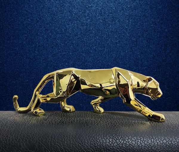 decorative objects & figurines leopard statue figurine modern abstract geometric style resin panther animal large ornament home decoration a
decorative objects & figurines leopard statue figurine modern abstract geometric style resin panther animal large ornament home decoration a