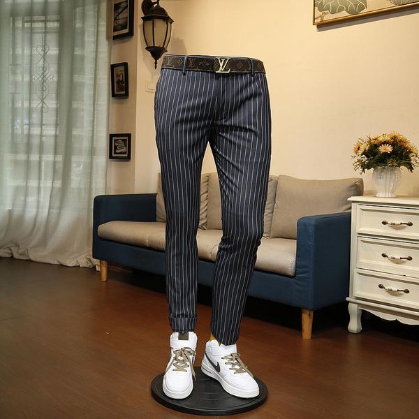 men's suits & blazers xm geeki spring business dress korean slim fit wedding trend handsome groom striped trousers, White;black
men's suits & blazers xm geeki spring business dress korean slim fit wedding trend handsome groom striped trousers, White;black