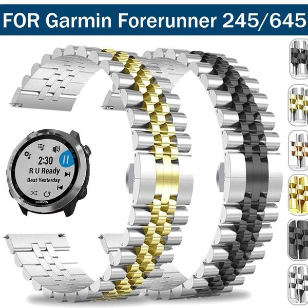 watch bands 20/22mm metal watchband for garmin forerunner 645 stainless steel wist band 245 music strap accessories, Black;brown
watch bands 20/22mm metal watchband for garmin forerunner 645 stainless steel wist band 245 music strap accessories, Black;brown