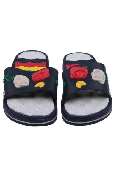 calx 3 belt female slippers 1133 | navy blue 36, Black