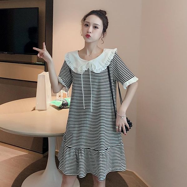 maternity dresses 802# clothes summer striped easy matching loose stylish dress for pregnant women pregnancy, White
maternity dresses 802# clothes summer striped easy matching loose stylish dress for pregnant women pregnancy, White