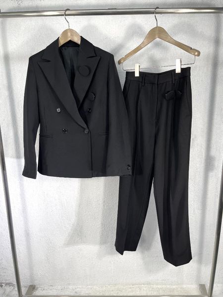 women's two piece pants 2021 autumn women black double breasted loose blazer jacket with casual lng trouse suits female ol sets ddxgz2, White
women's two piece pants 2021 autumn women black double breasted loose blazer jacket with casual lng trouse suits female ol sets ddxgz2, White