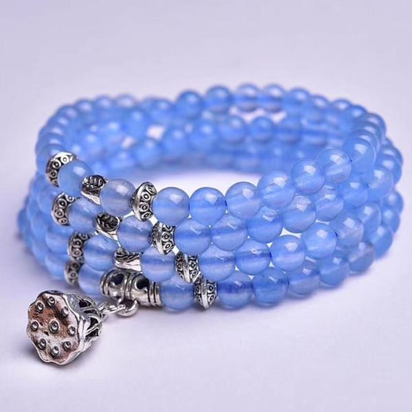 beaded, strands blue chalcedony for women 6mm multi circle bracelet lotus pendant healing gift, Black
beaded, strands blue chalcedony for women 6mm multi circle bracelet lotus pendant healing gift, Black