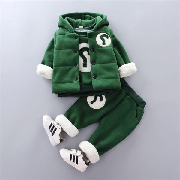 sets winter children's clothing solid color boys baby children long-sleeved letter suit single-breasted vest sweater pants 3pcs 0926, White
sets winter children's clothing solid color boys baby children long-sleeved letter suit single-breasted vest sweater pants 3pcs 0926, White