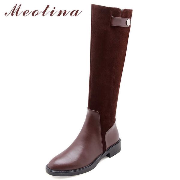 meotina autumn riding boots women natural genuine leather flat knee high boots real leather zipper long shoes female size 34-39 210608, Black
meotina autumn riding boots women natural genuine leather flat knee high boots real leather zipper long shoes female size 34-39 210608, Black