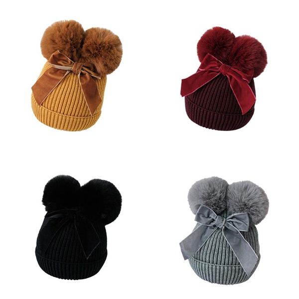 caps & hats kids pompom hat bowknot warm stretchy autumn winter cap solid color knitted, Yellow
caps & hats kids pompom hat bowknot warm stretchy autumn winter cap solid color knitted, Yellow