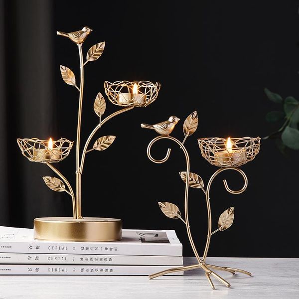 candle holders nordic wrought iron bird and leaves romantic dinner gold home decoration holder candlestick wedding gifts
candle holders nordic wrought iron bird and leaves romantic dinner gold home decoration holder candlestick wedding gifts