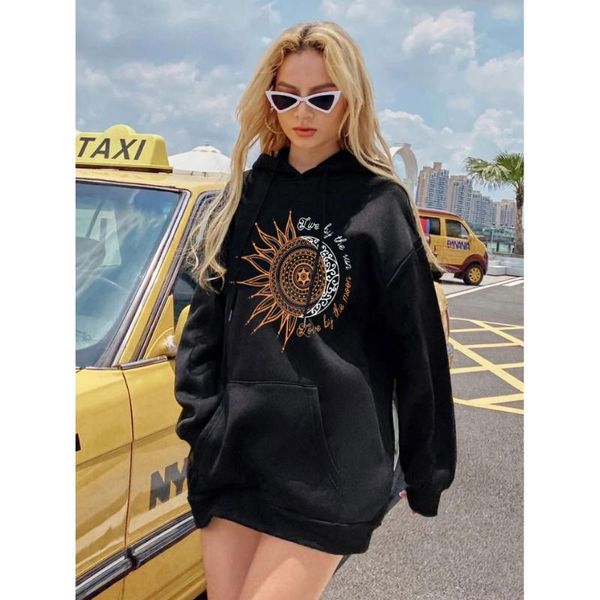 women's hoodies & sweatshirts sweatshirt retro floral letter pattern fashion printing loose oversized hoodie casual autumn and winter s, Black
women's hoodies & sweatshirts sweatshirt retro floral letter pattern fashion printing loose oversized hoodie casual autumn and winter s, Black