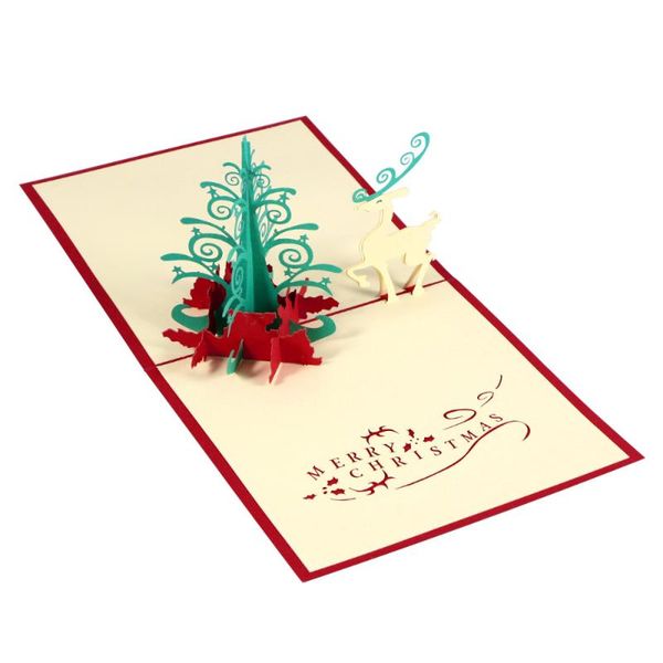 greeting cards x 15cm 3d christmas themed merry for holiday with envelope (h104)
greeting cards x 15cm 3d christmas themed merry for holiday with envelope (h104)