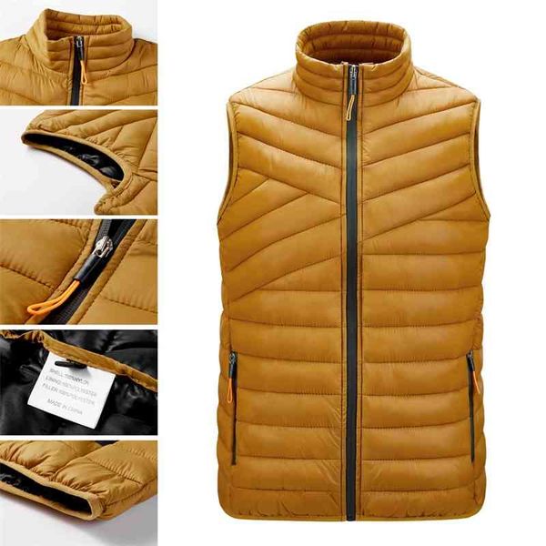 piece of special vest stand collar light down cotton nylon fabric clothes men's fashion coat, Black
piece of special vest stand collar light down cotton nylon fabric clothes men's fashion coat, Black