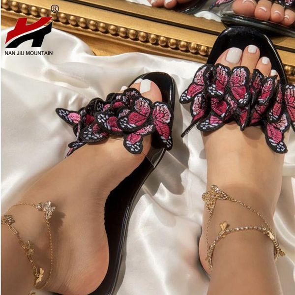 mountain 2021 summer woman sandals fashion flat slippers open toe butterfly outdoor shoes plus size 41, Black
mountain 2021 summer woman sandals fashion flat slippers open toe butterfly outdoor shoes plus size 41, Black