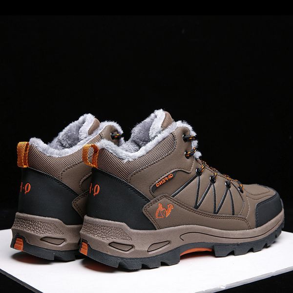 winter large men's shoes 45 outdoor high cotton boots 46 snow 47 waterproof, anti-skid and plush warm, Black
winter large men's shoes 45 outdoor high cotton boots 46 snow 47 waterproof, anti-skid and plush warm, Black
