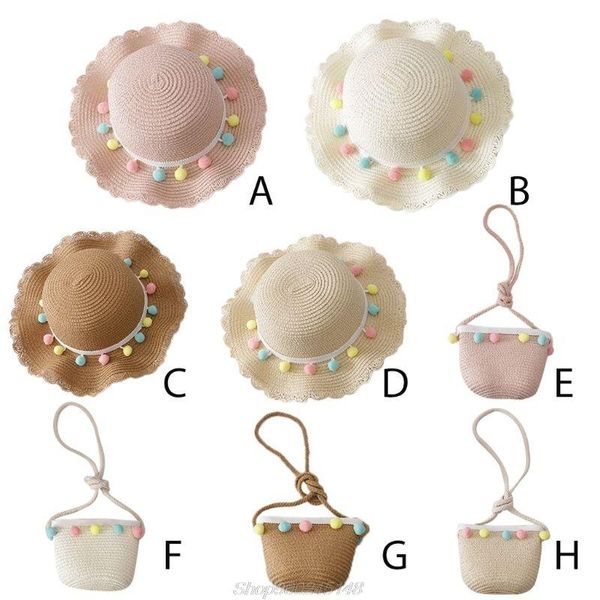 kids girls large wide brim straw woven sun protection beach hat colorful pompom ball summer floppy bucket cap portable jy18 caps & hats, Yellow
kids girls large wide brim straw woven sun protection beach hat colorful pompom ball summer floppy bucket cap portable jy18 caps & hats, Yellow