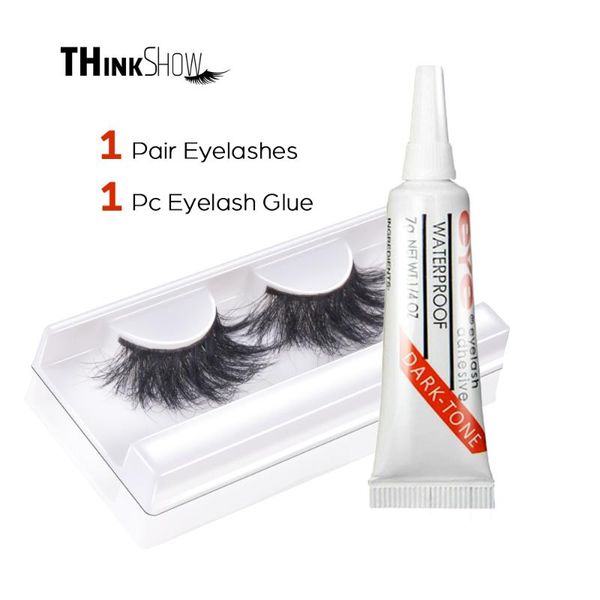 false eyelashes thinkshow 25mm mink lashes with glue 3d dramatic volume eye eyelash extension for makeup
false eyelashes thinkshow 25mm mink lashes with glue 3d dramatic volume eye eyelash extension for makeup