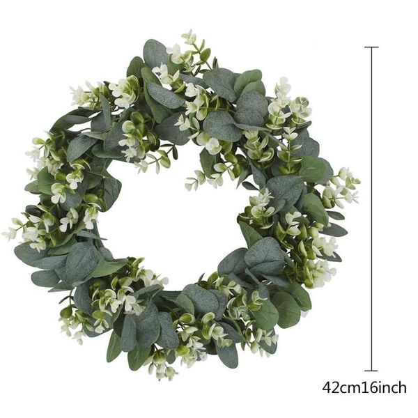 decorative flowers & wreaths green leaf eucalyptus wreath for festival celebration front door/wall/fireplace laurel/eucalyptus hanger holida
decorative flowers & wreaths green leaf eucalyptus wreath for festival celebration front door/wall/fireplace laurel/eucalyptus hanger holida