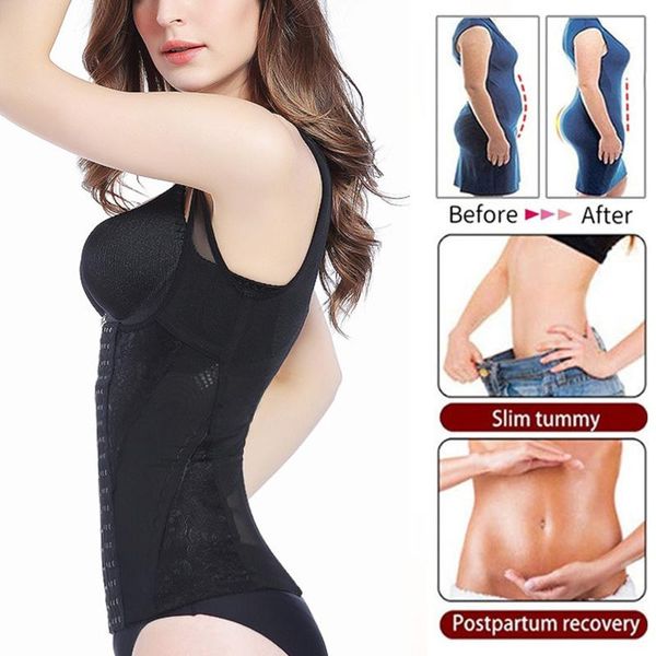 women waist trainer vest breathable shapewear weight loss tank shirt workout corset reducing belts women's shapers, Black;white
women waist trainer vest breathable shapewear weight loss tank shirt workout corset reducing belts women's shapers, Black;white