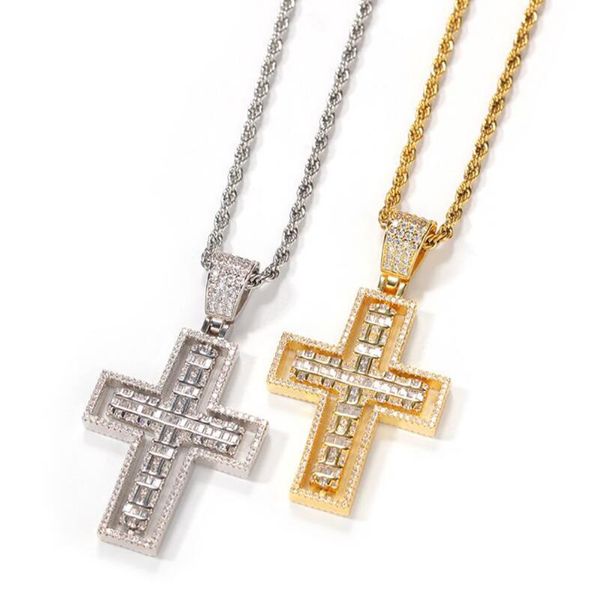 chains hip hop mens iced out gold rotatable cross cz inlay pendant necklace jewelry bling gift for him with rope chain, Silver
chains hip hop mens iced out gold rotatable cross cz inlay pendant necklace jewelry bling gift for him with rope chain, Silver