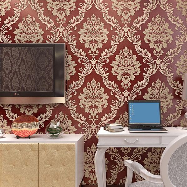 wallpapers living room dining bedroom study walleuropean 3d embossed non-woven wallpaper damascus royal floral lux mural
wallpapers living room dining bedroom study walleuropean 3d embossed non-woven wallpaper damascus royal floral lux mural