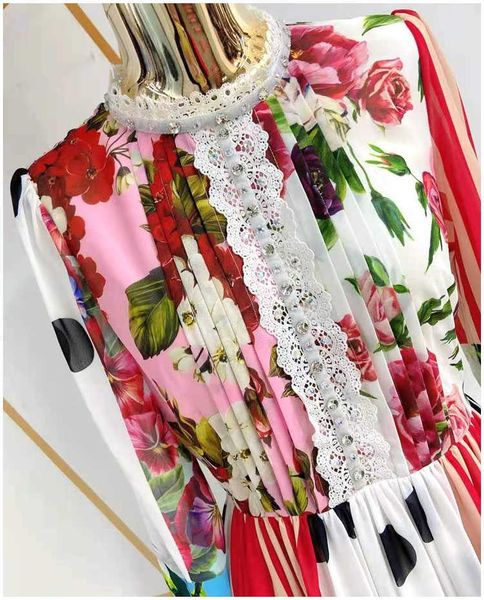 casual dresses spring autumn women's dress polka dot rose stripe printed lace edge fashion party elegant mid-length vestidos 2021, Black;gray
casual dresses spring autumn women's dress polka dot rose stripe printed lace edge fashion party elegant mid-length vestidos 2021, Black;gray