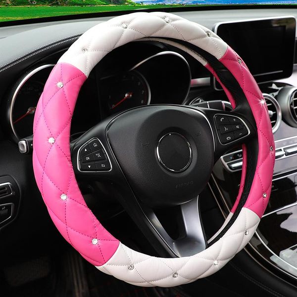 steering wheel covers four seasons cover set with diamond explosive shining leather handle female male
steering wheel covers four seasons cover set with diamond explosive shining leather handle female male