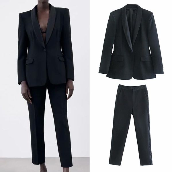 women's two piece pants dress women ,ladies suit pure color elegant black autumn fashion 2-piece jacket and, White
women's two piece pants dress women ,ladies suit pure color elegant black autumn fashion 2-piece jacket and, White