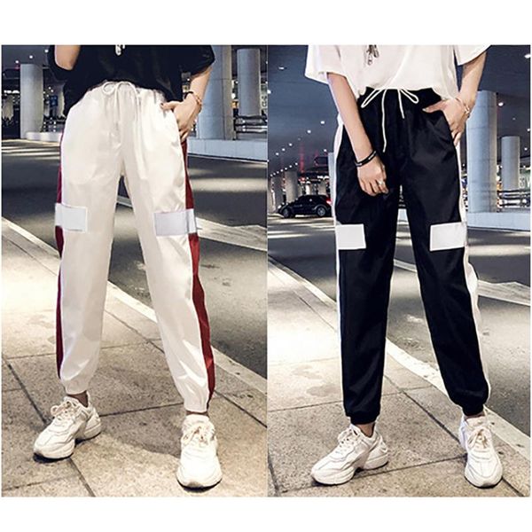 plus size pants women casual fashion high waist personality concise all-match pant color-blocked loose sport streetwear* women's & capr, Black;white
plus size pants women casual fashion high waist personality concise all-match pant color-blocked loose sport streetwear* women's & capr, Black;white