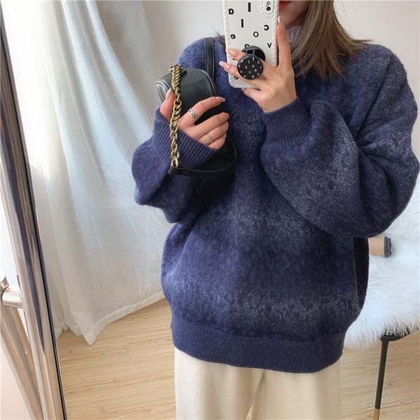winter ladies sweater warm women fashion elegant casual thicken loose female women's sweaters, White;black
winter ladies sweater warm women fashion elegant casual thicken loose female women's sweaters, White;black