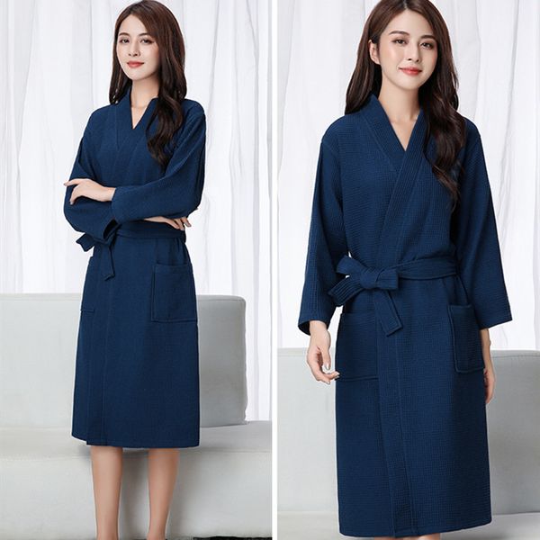 women100% cotton solid color waffle bathrobe soft l robe ladies casual homewear bride bridesmaid nightdress, Black;red
women100% cotton solid color waffle bathrobe soft l robe ladies casual homewear bride bridesmaid nightdress, Black;red