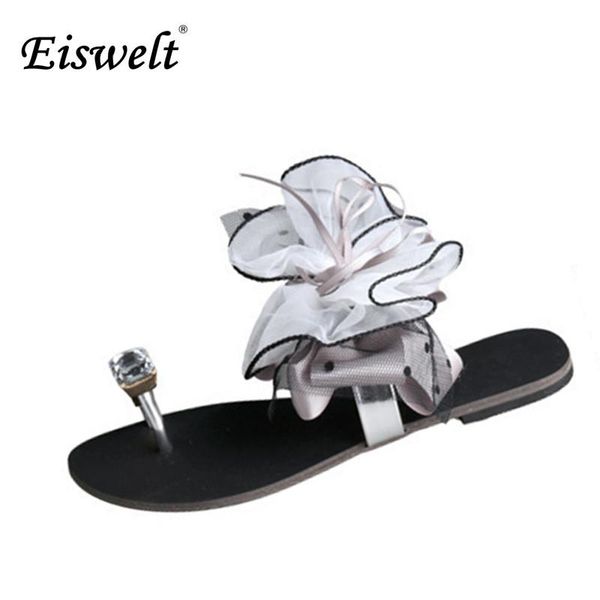 eiswelt bowtie lace women sandals fashion summer bow flat flip flops beach causal outdoor flats woman sandals#gmj18, Black
eiswelt bowtie lace women sandals fashion summer bow flat flip flops beach causal outdoor flats woman sandals#gmj18, Black