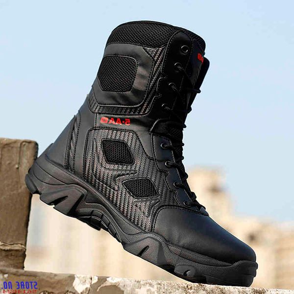 boots tactical high-pipe shoes for men, waterproof trails, hunting, mountain, fighting, military, desert 25gk, Black
boots tactical high-pipe shoes for men, waterproof trails, hunting, mountain, fighting, military, desert 25gk, Black