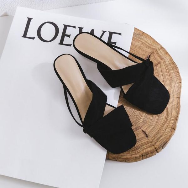 slippers kmeioo concise slides woman round heels elegant slip-on summer outside leisure shoes, Black
slippers kmeioo concise slides woman round heels elegant slip-on summer outside leisure shoes, Black