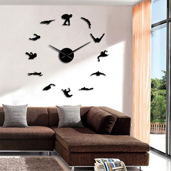 wall clocks swimming theme modern diy large clock with swimmer mirror sticker numbers pool art decorative silent watch gift
wall clocks swimming theme modern diy large clock with swimmer mirror sticker numbers pool art decorative silent watch gift