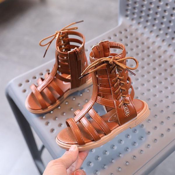 sandals girls' 2021 summer soft soled net red fashion foreign princess zhongda children's korean roman shoes, Black;red
sandals girls' 2021 summer soft soled net red fashion foreign princess zhongda children's korean roman shoes, Black;red