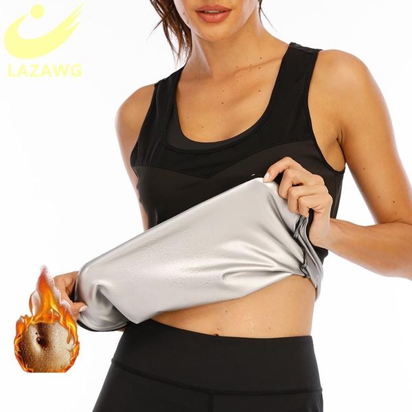 women's shapers lazawg sports neoprene sauna suit waist trainer thermal shirt sleeveless shapewear mesh breathable silver coated, Black;white
women's shapers lazawg sports neoprene sauna suit waist trainer thermal shirt sleeveless shapewear mesh breathable silver coated, Black;white