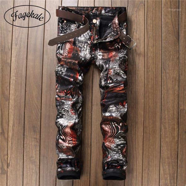 fashion trend printed casual pants men's slim korean version of the flower european station pu trousers, Black
fashion trend printed casual pants men's slim korean version of the flower european station pu trousers, Black