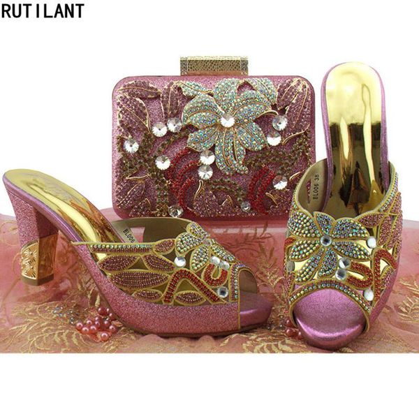 arrival italian shoes with matching bags african women and sets decorated rhinestone dress, Black
arrival italian shoes with matching bags african women and sets decorated rhinestone dress, Black