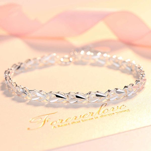 bracelet style creative personality simple heart to bracelet women's 925 silver plated korean xo clover bracelet, Golden;silver
bracelet style creative personality simple heart to bracelet women's 925 silver plated korean xo clover bracelet, Golden;silver