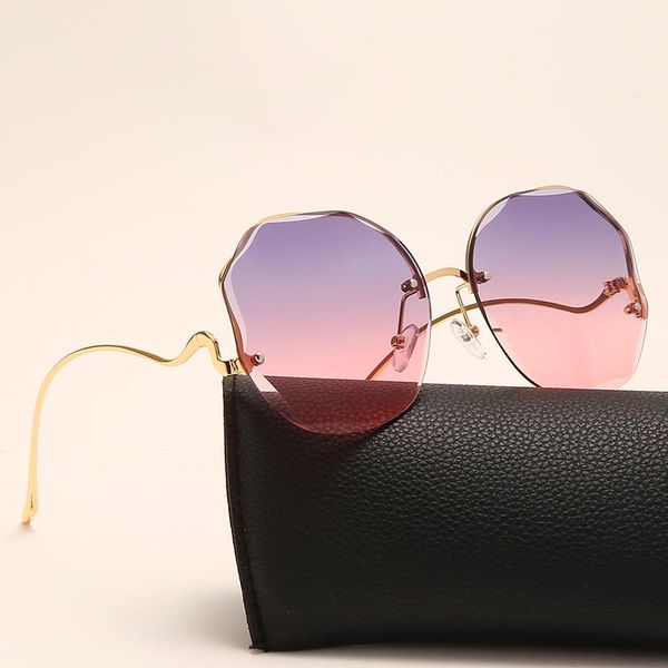 sunglasses fashion tea gradient round shades women metal curved temples sun glasses female uv400 eyewear, White;black
sunglasses fashion tea gradient round shades women metal curved temples sun glasses female uv400 eyewear, White;black