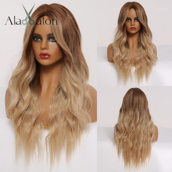 eaton long wavy wigs middle part ombre brown golden honey for black women cosplay daily hair heat resistant fiber1
eaton long wavy wigs middle part ombre brown golden honey for black women cosplay daily hair heat resistant fiber1